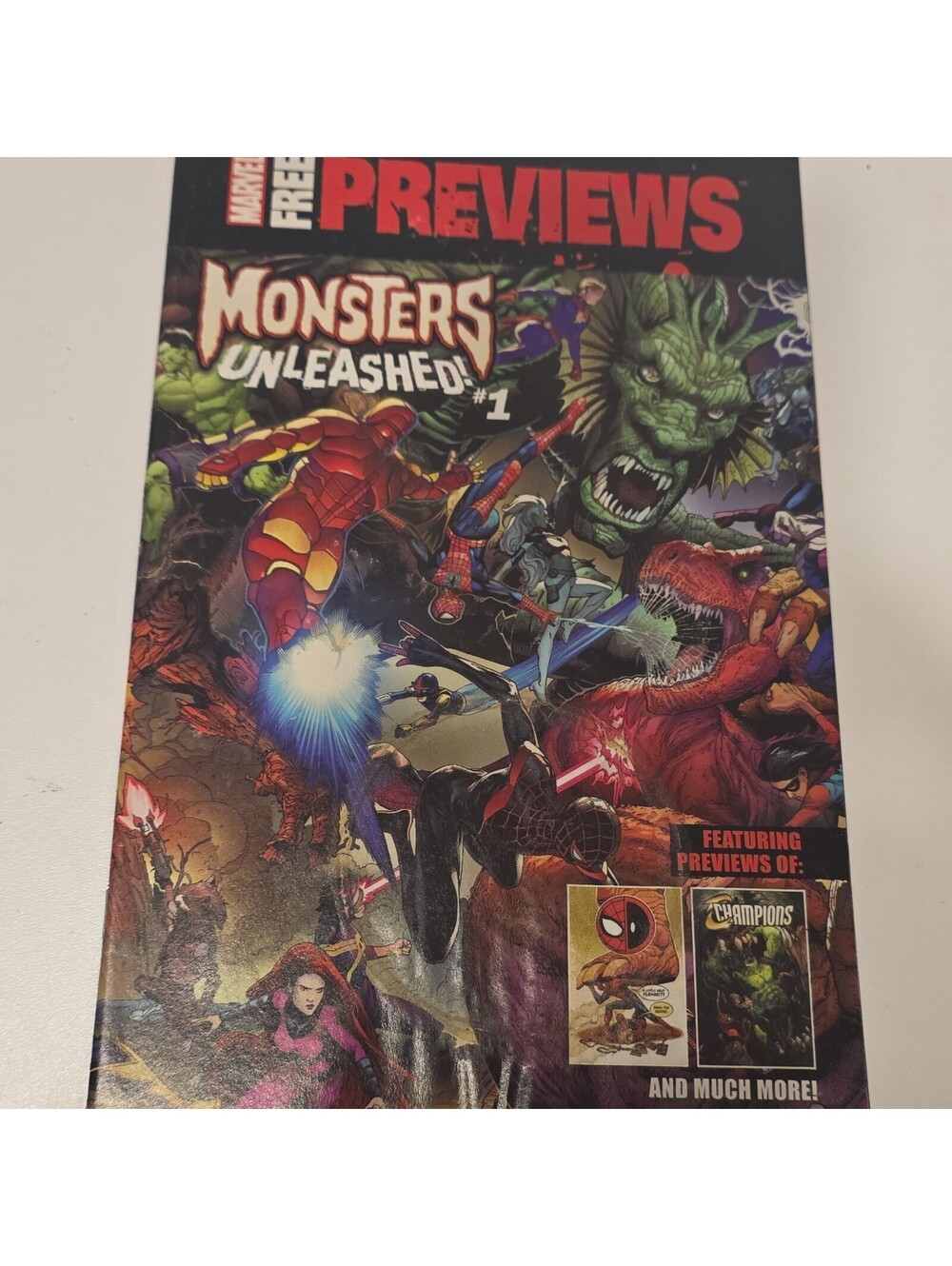Marvel Comics Free Previews Monsters Unleashed! #1 Spider-Man Deadpool